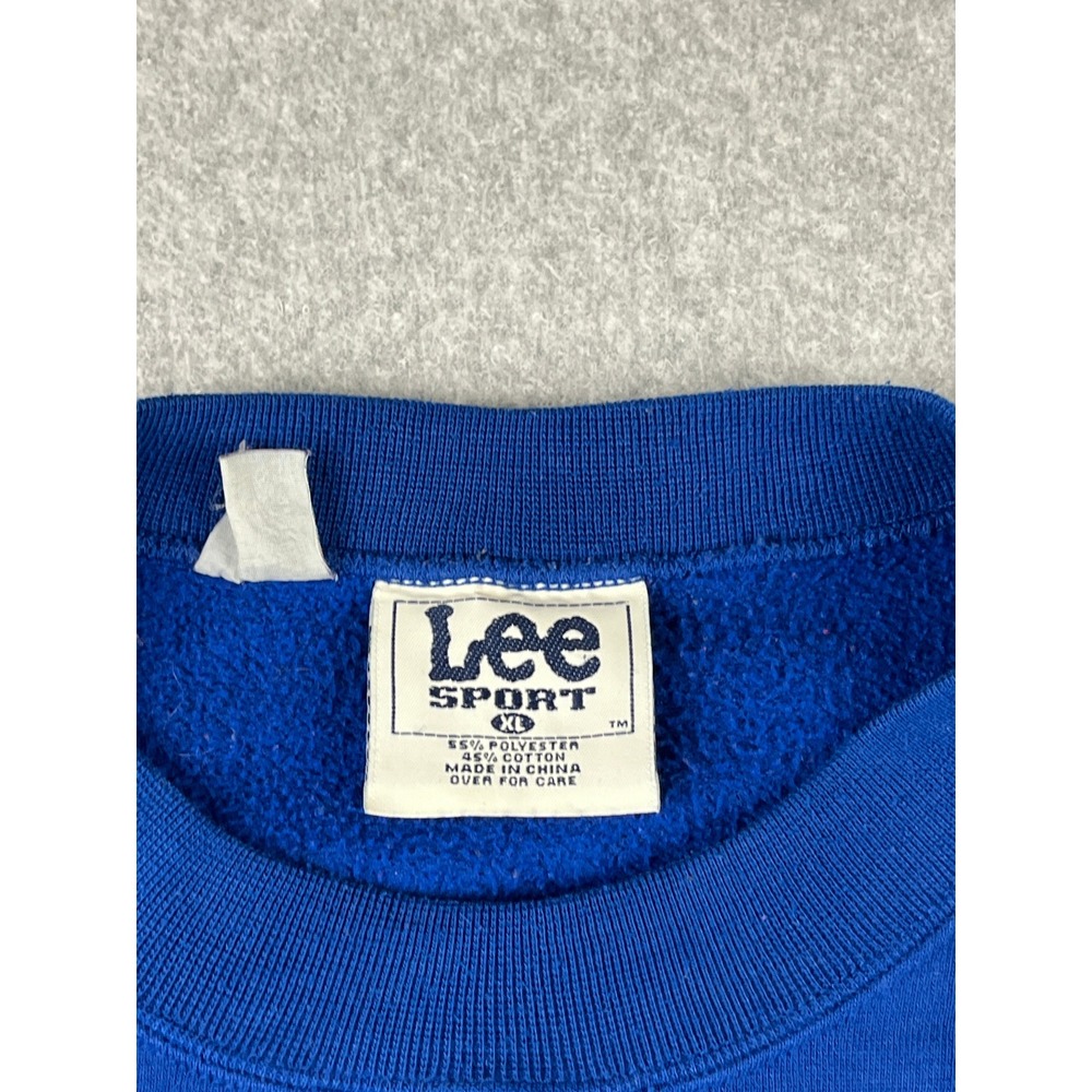 Vintage Indianapolis Colts Sweatshirt Mens XL Lee Sport Blue NFL Pullover - Picture 3 of 7